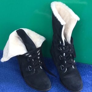 Cole Haan wedge boots